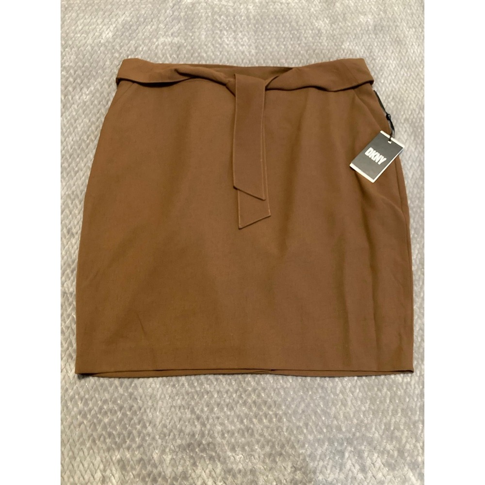 NWT Women's Pencil Skirt by DKNY - Brown - Size 16